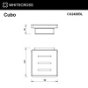 Фото мыльница подвесная whitecross cubo cu2420bl, цвет: черный