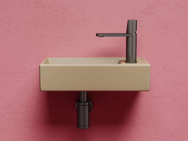Фото раковина подвесная ceramicanova element 41.7 см, цвет: капучино cn6051lmc