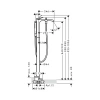 Фото смеситель для ванны hansgrohe vivenis 75445670