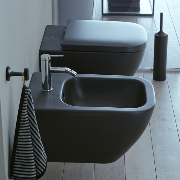 Фото унитаз подвесной безободковый duravit happy d.2 54 см 2222098900