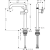 Фото смеситель для раковины hansgrohe tecturis s 73372670