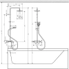 Фото душевая стойка hansgrohe vernis blend 26079000