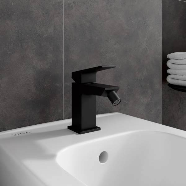 Фото смесители для биде vitra minimax square a4372636exp цвет черный