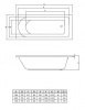 Фото акриловая ванна c-bath rea 170x70 см cbq002003