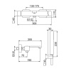 Фото смеситель для ванны webert one-x ox850101015