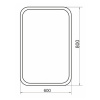 Фото зеркало с подсветкой comforty пион 60 см 00-00012704