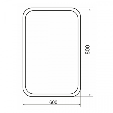 Фото зеркало с подсветкой comforty пион 60 см 00-00012704