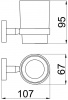 Фото стакан allen brau priority 6.31002-mg графит браш