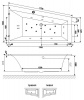 Фото акриловая ванна excellent sfera 170x100 см l