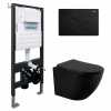Унитаз с инсталяцией Abber Bequem AC1100MB-AC0105-AC0121MB