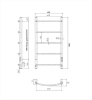 Фото электрический полотенцесушитель indigo arc lux 80/40 lcale80-40rt