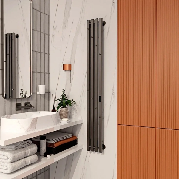 Фото электрический полотенцесушитель indigo style 4 pro 150/18 lspre150-18gfmrt