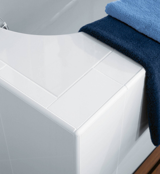 Фото акриловая ванна villeroy & boch oberon 160x75 см ubq160obe2v-01