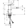 Фото смеситель для биде hansgrohe tecturis s 73201000