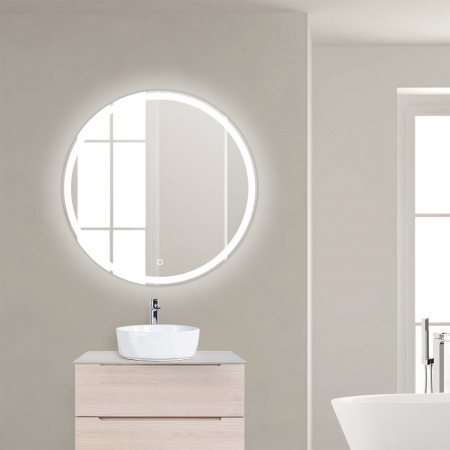 Фото зеркало с подсветкой belbagno 70 см spc-rng-700-led-tch
