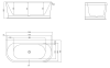 Фото акриловая ванна belbagno bb408-1500-800 150x80 см
