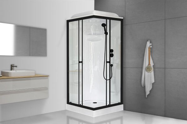 Фото душевая кабина royal bath hp rb80hp1-t-bl 80x80 см