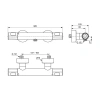 Фото смеситель для душа ideal standard ceratherm t100 термостатический a7229aa