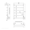 Фото электрический полотенцесушитель indigo roof lux 80/50 lcrle80-50prt