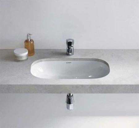 Фото раковина встраиваемая снизу duravit d-code 56 см 338560000