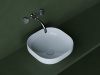 Фото раковина накладная ceramicanova element 38 см, цвет: белый cn5032