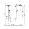 Фото душевая стойка hansgrohe pulsify 24221700