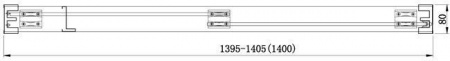 Фото душевая дверь aquanet delta 140 см 183848