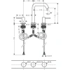 Фото смеситель для раковины hansgrohe tecturis s 73330000