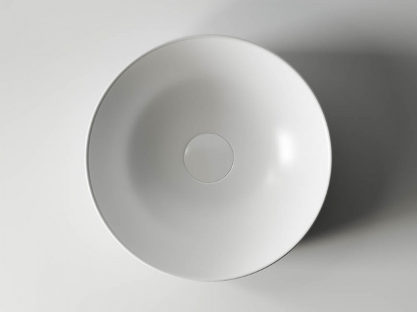 Фото раковина накладная ceramicanova element 35.5 см, цвет: белый cn6006