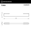 Фото полотенцедержатель 60 см whitecross cubo cu2452cr, цвет: хром