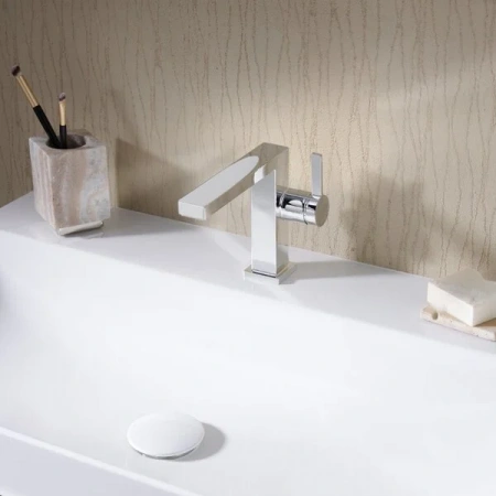 Фото смеситель для раковины hansgrohe tecturis e 73020000