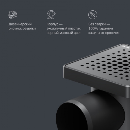 Фото душевой трап am.pm primeflow 10 см w02bd-p11-010-01bm