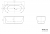 Фото акриловая ванна belbagno bb306-1675 170x80 см