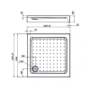 Фото поддон vincea 100x100 см vst-3as-1010