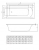 Фото акриловая ванна c-bath selena 180x80 см cbq007004