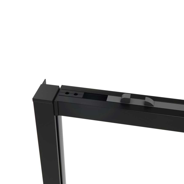 Фото душевая дверь vincea slim soft 100 см vds-1ss100clb
