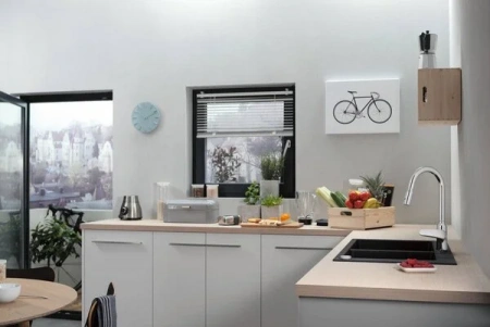 Фото смеситель для кухонной мойки hansgrohe focus 71800000