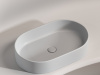 Фото раковина накладная ceramicanova element 60.8 см, цвет: серый cn6048msg