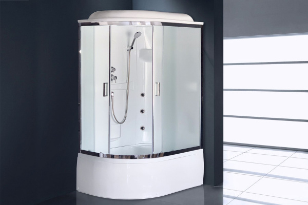 Фото душевая кабина royal bath вк rb8120bk2-m-ch-r 120x80 см