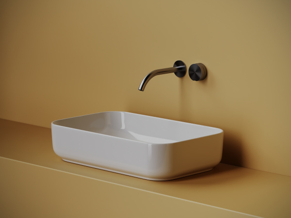 Фото раковина накладная ceramicanova element 60.5 см, цвет: белый cn5044