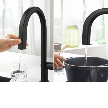 Фото смеситель для кухонной мойки hansgrohe aqittura 76826670
