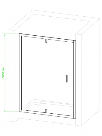 Фото душевая дверь royal bath hv rb120hv-c-ch 120 см
