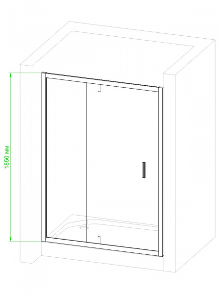 Фото душевая дверь royal bath hv rb120hv-c-ch 120 см