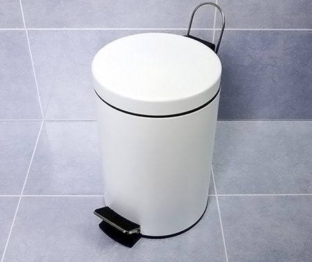 Фото ведро мусорное 5l wasserkraft k-635 white
