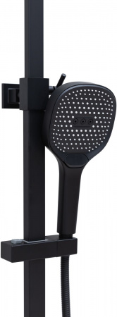 Фото душевая стойка allen brau infinity 5.21030-31 черный матовый
