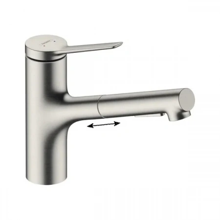 Фото смеситель для кухонной мойки hansgrohe zesis 74803800