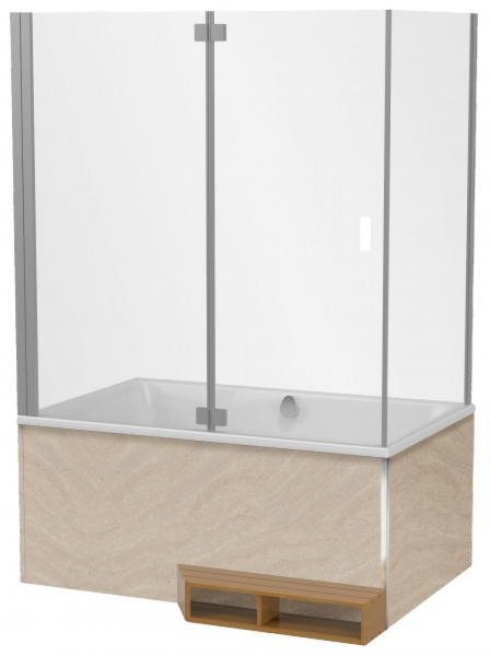 Фото акриловая ванна jacob delafon capsule 120x80 см e6d122-00