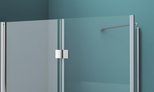 Фото душевое ограждение belbagno albano-ash-1-80/90-c-cr 80x90 см