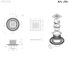 Фото душевой трап am.pm masterflow 10 см w01bd-p11-010-01bm