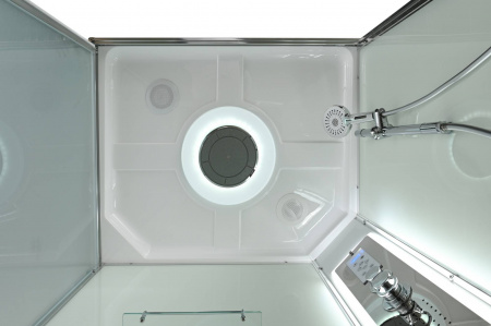 Фото душевая кабина avacan k2090led 90x90 см